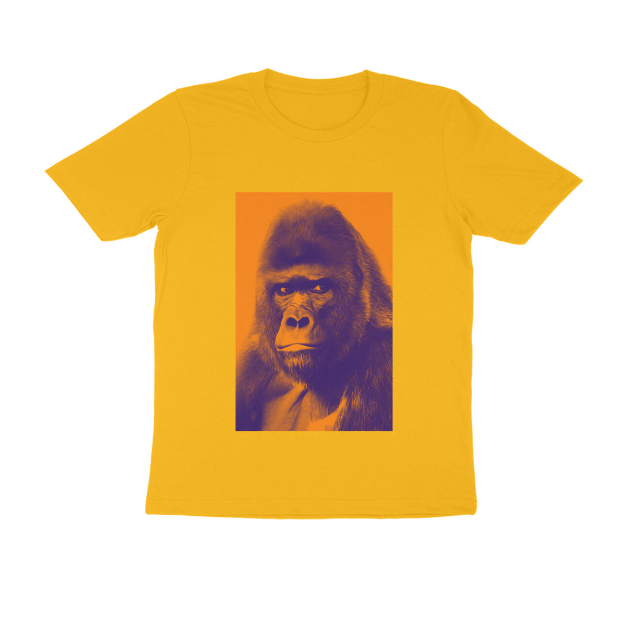 Half Sleeve Round Neck T-Shirt β Gorilla puraidoprints