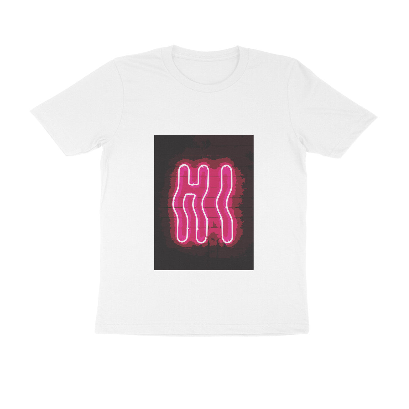 Half Sleeve Round Neck T-Shirt β Hi puraidoprints