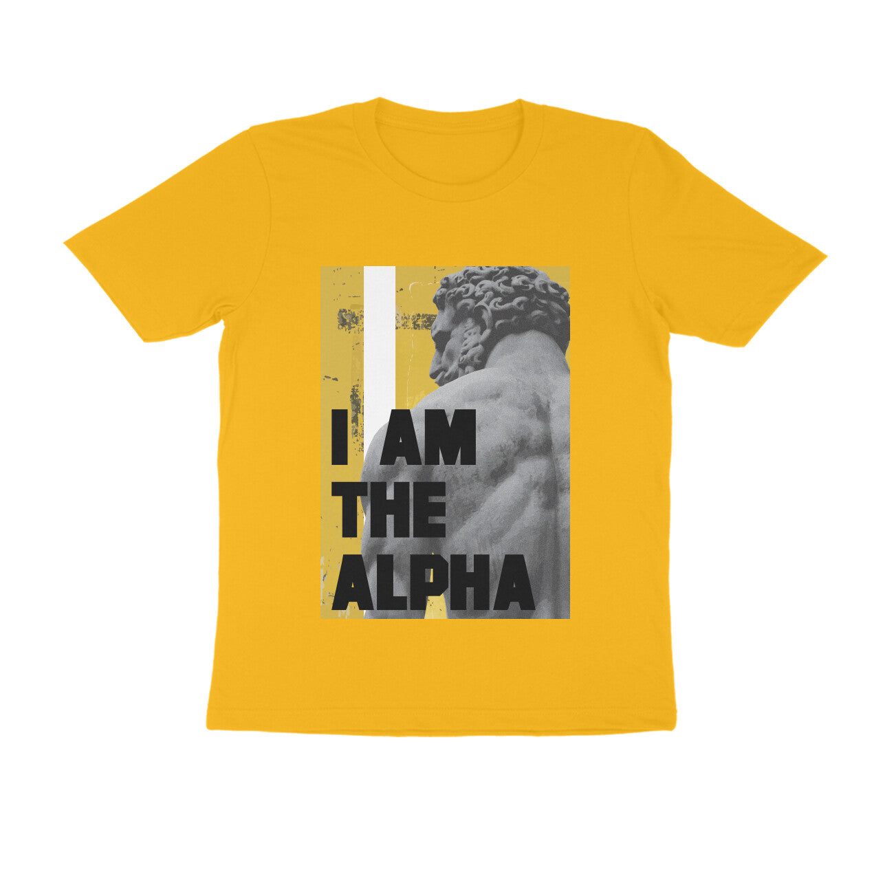 Half Sleeve Round Neck T-Shirt β I am Alpha puraidoprints