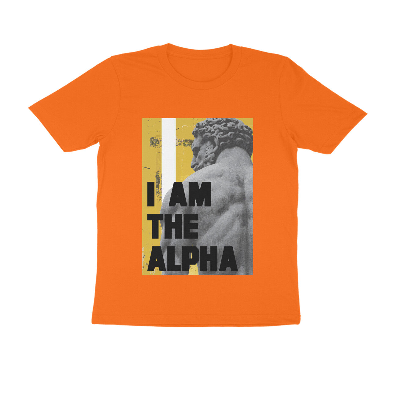 Half Sleeve Round Neck T-Shirt β I am Alpha puraidoprints