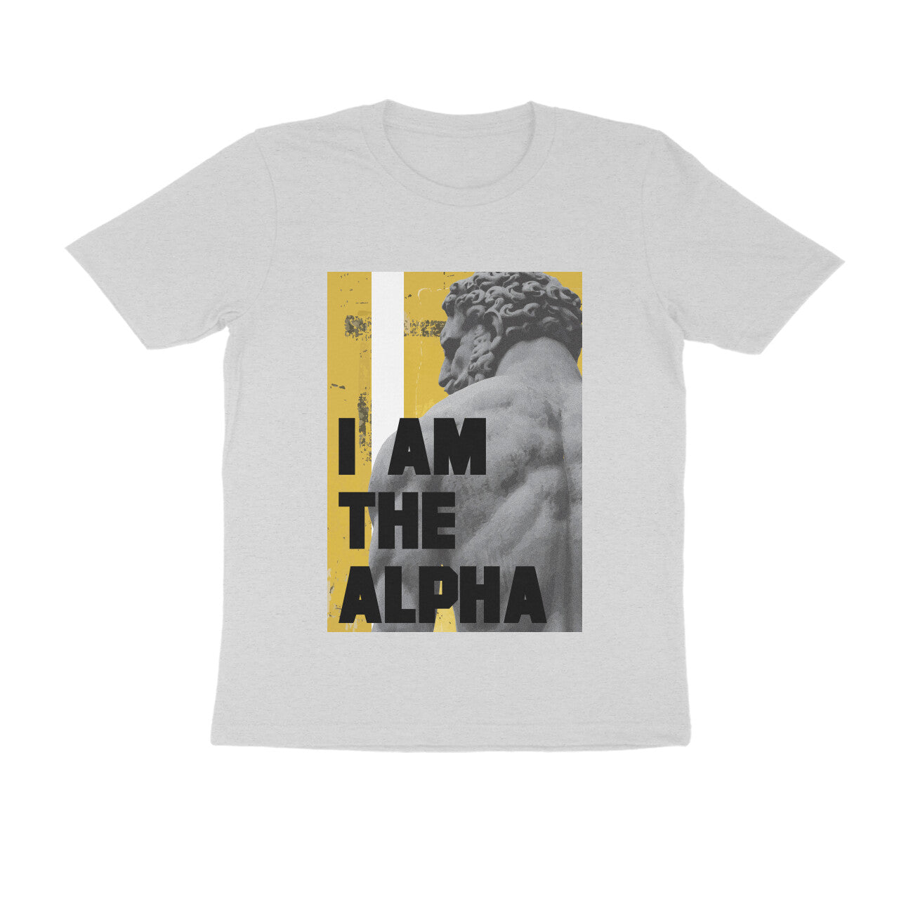 Half Sleeve Round Neck T-Shirt β I am Alpha puraidoprints