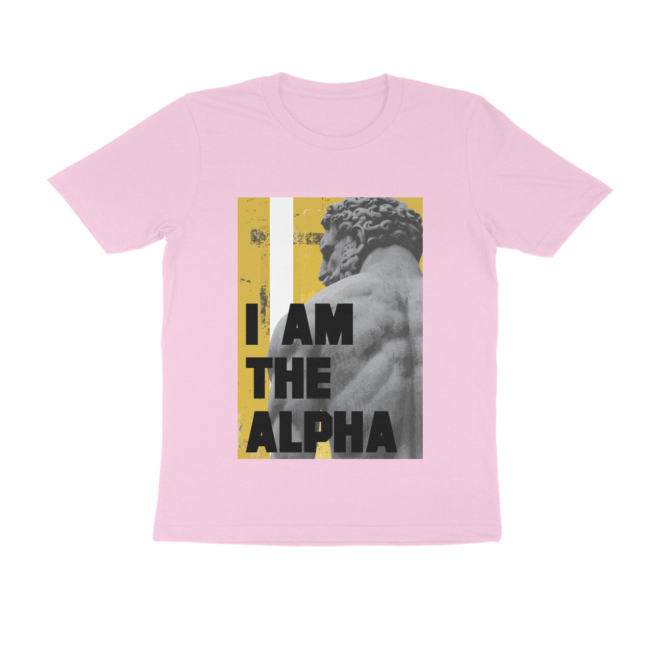 Half Sleeve Round Neck T-Shirt β I am Alpha puraidoprints