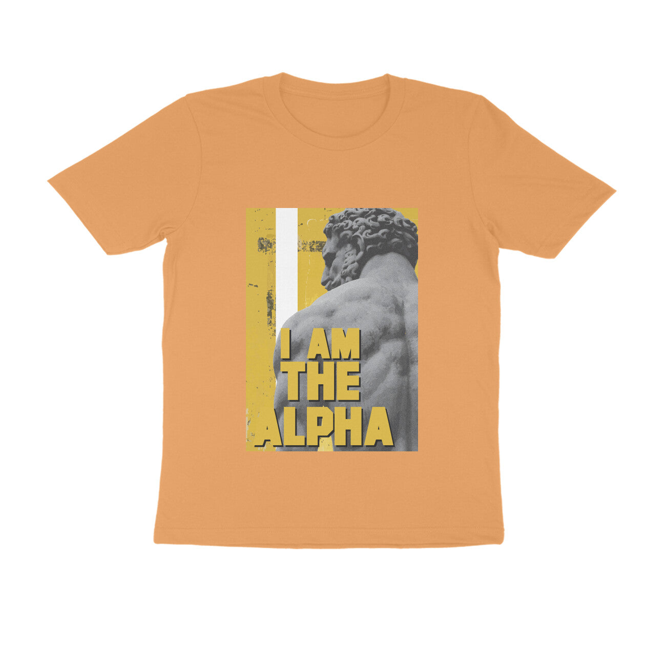 Half Sleeve Round Neck T-Shirt β I am Alpha puraidoprints