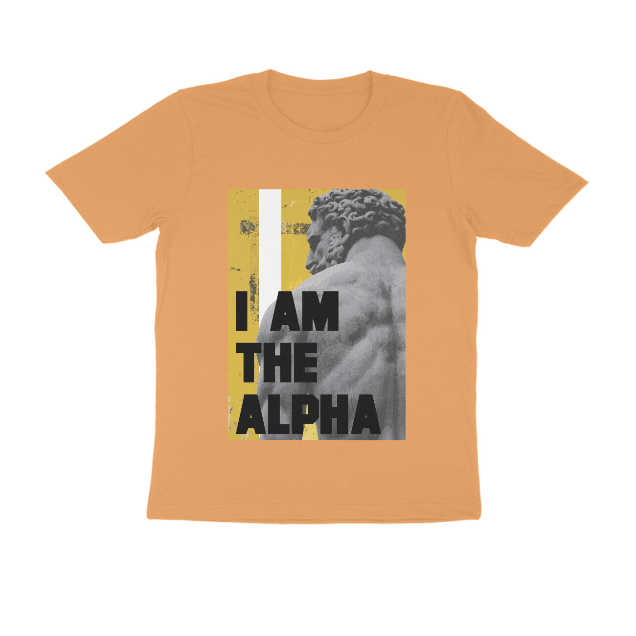 Half Sleeve Round Neck T-Shirt β I am Alpha puraidoprints