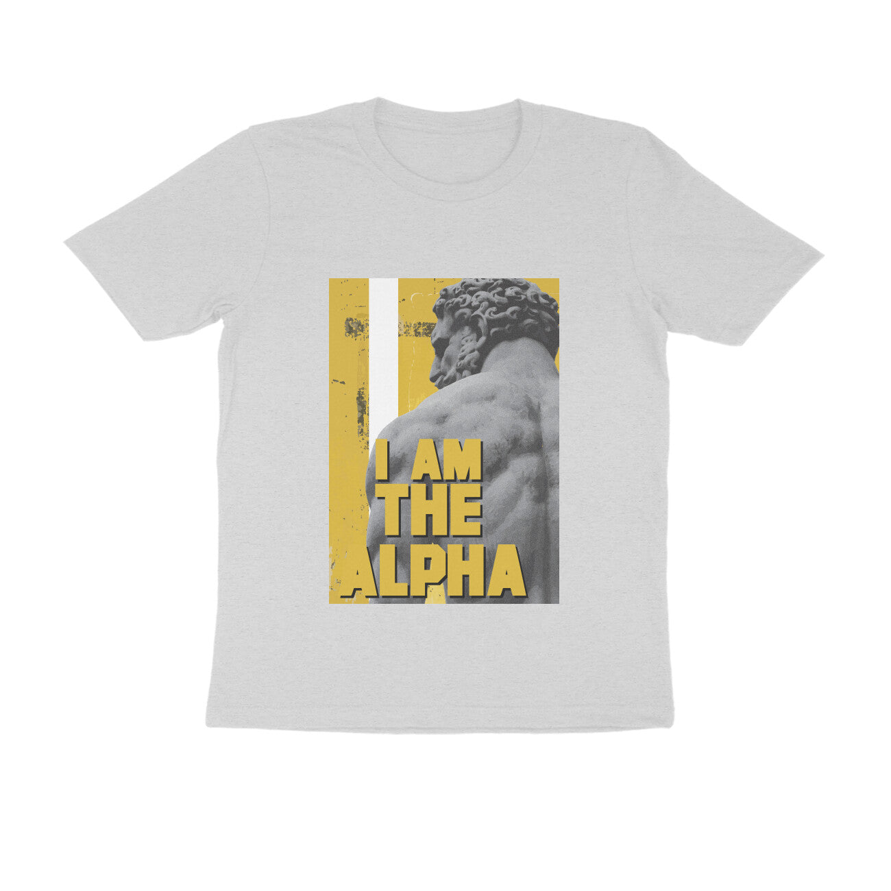 Half Sleeve Round Neck T-Shirt β I am Alpha puraidoprints