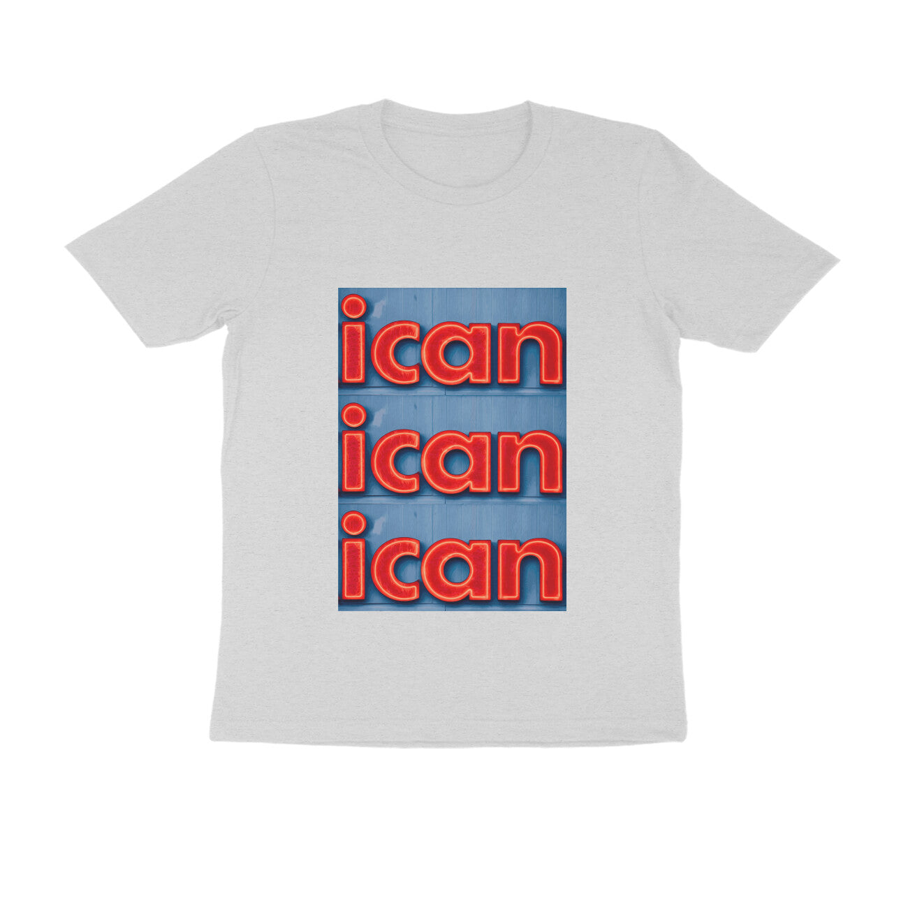 Half Sleeve Round Neck T-Shirt β I can puraidoprints