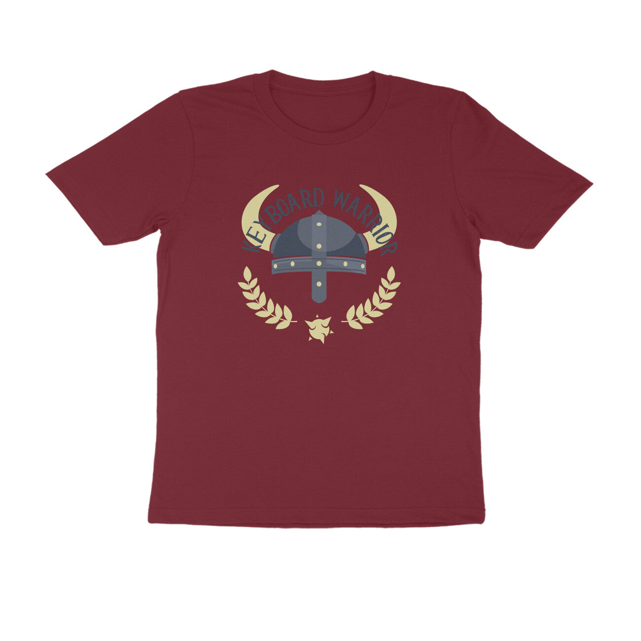 Half Sleeve Round Neck T-Shirt β Keyboard Warrior 1 puraidoprints