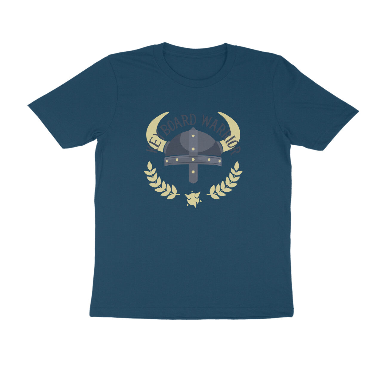 Half Sleeve Round Neck T-Shirt β Keyboard Warrior 1 puraidoprints