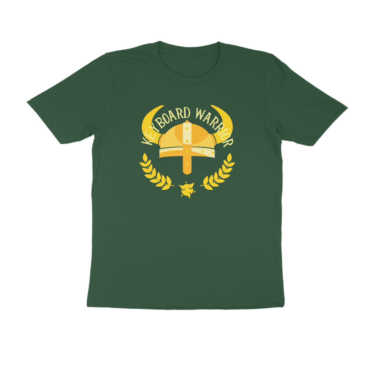 Half Sleeve Round Neck T-Shirt β Keyboard Warrior 3 puraidoprints