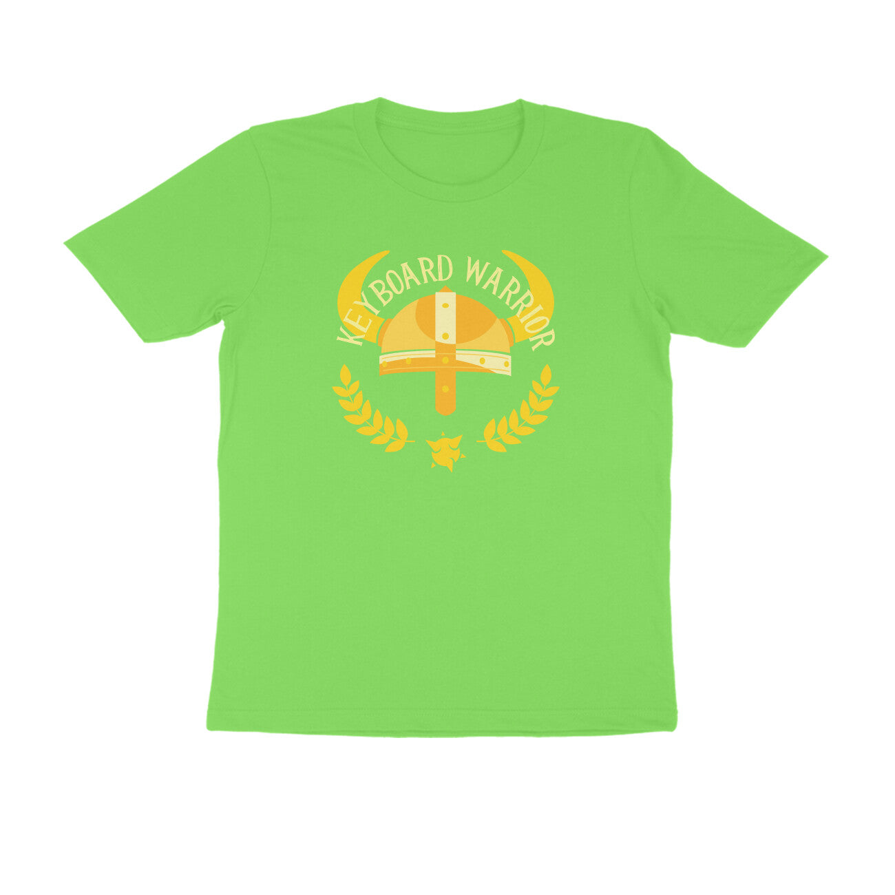 Half Sleeve Round Neck T-Shirt β Keyboard Warrior 3 puraidoprints