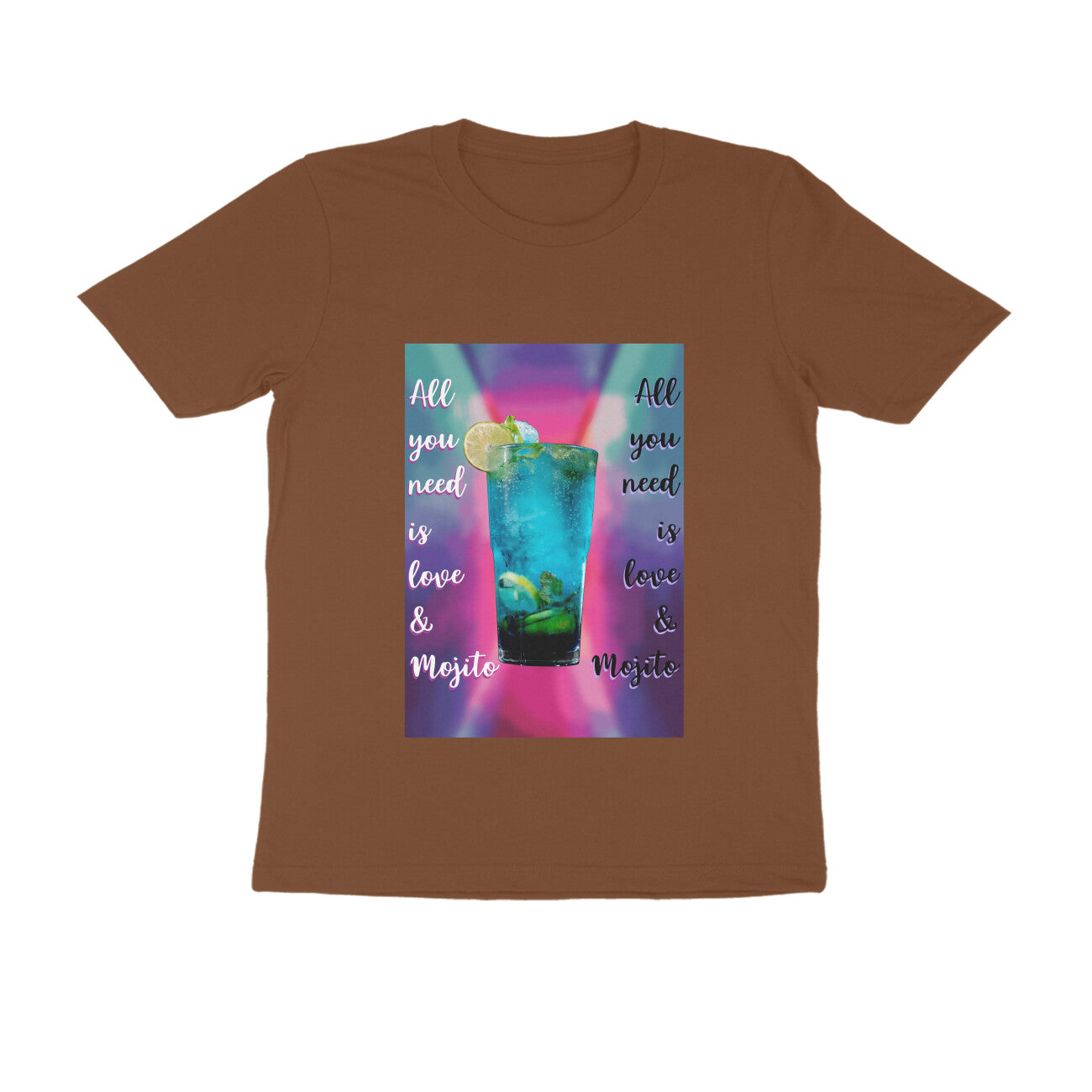 Half Sleeve Round Neck T-Shirt β Love & Mojito puraidoprints