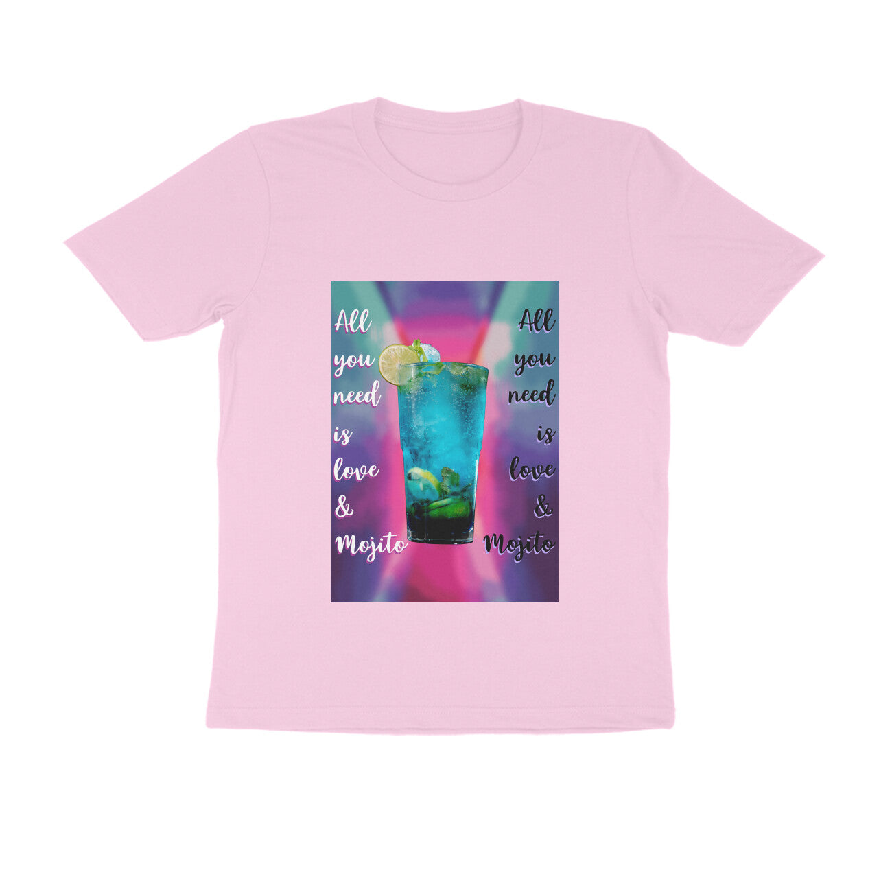 Half Sleeve Round Neck T-Shirt β Love & Mojito puraidoprints