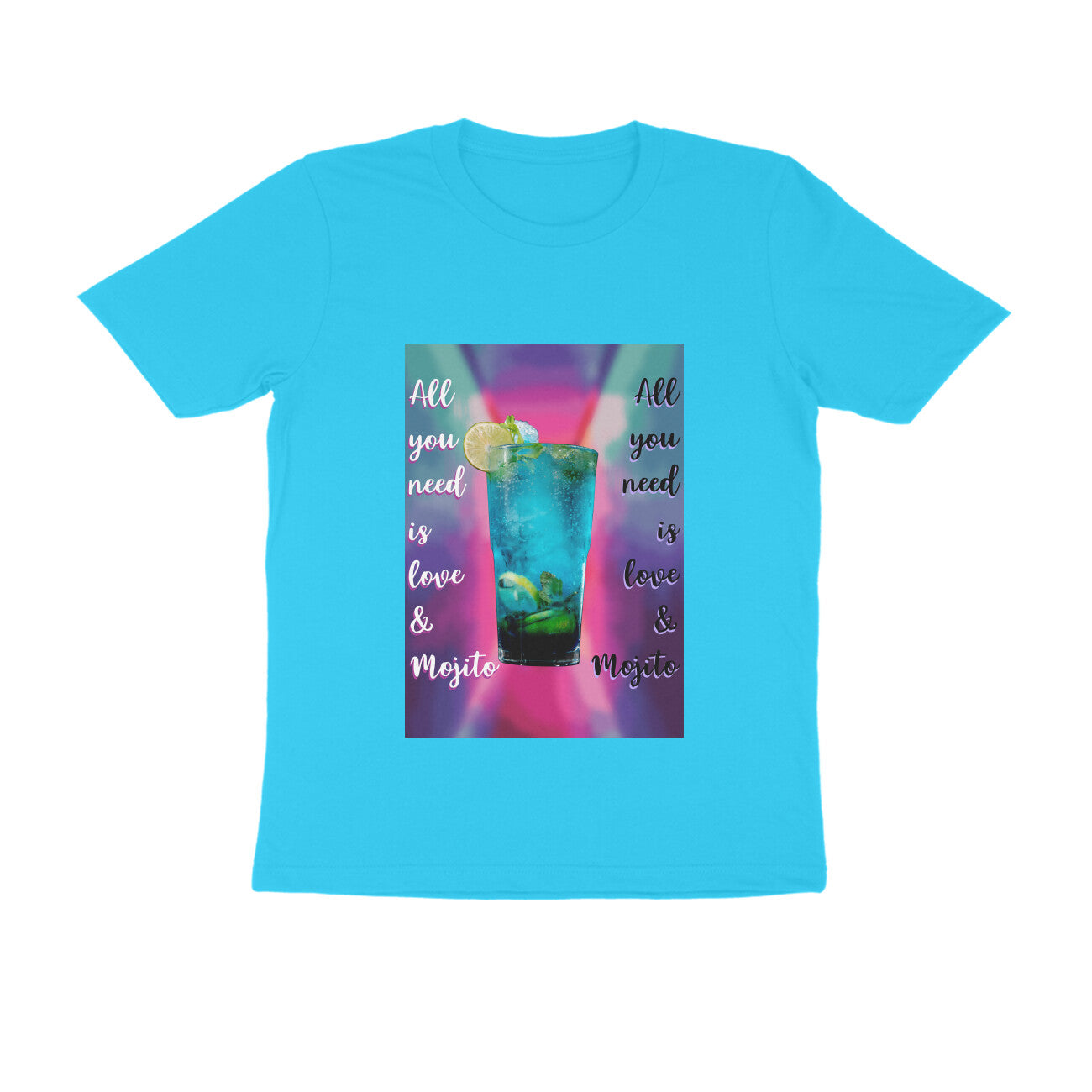 Half Sleeve Round Neck T-Shirt β Love & Mojito puraidoprints