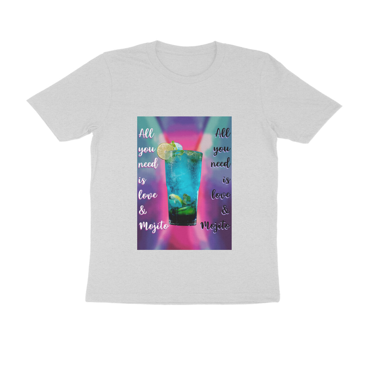 Half Sleeve Round Neck T-Shirt β Love & Mojito puraidoprints