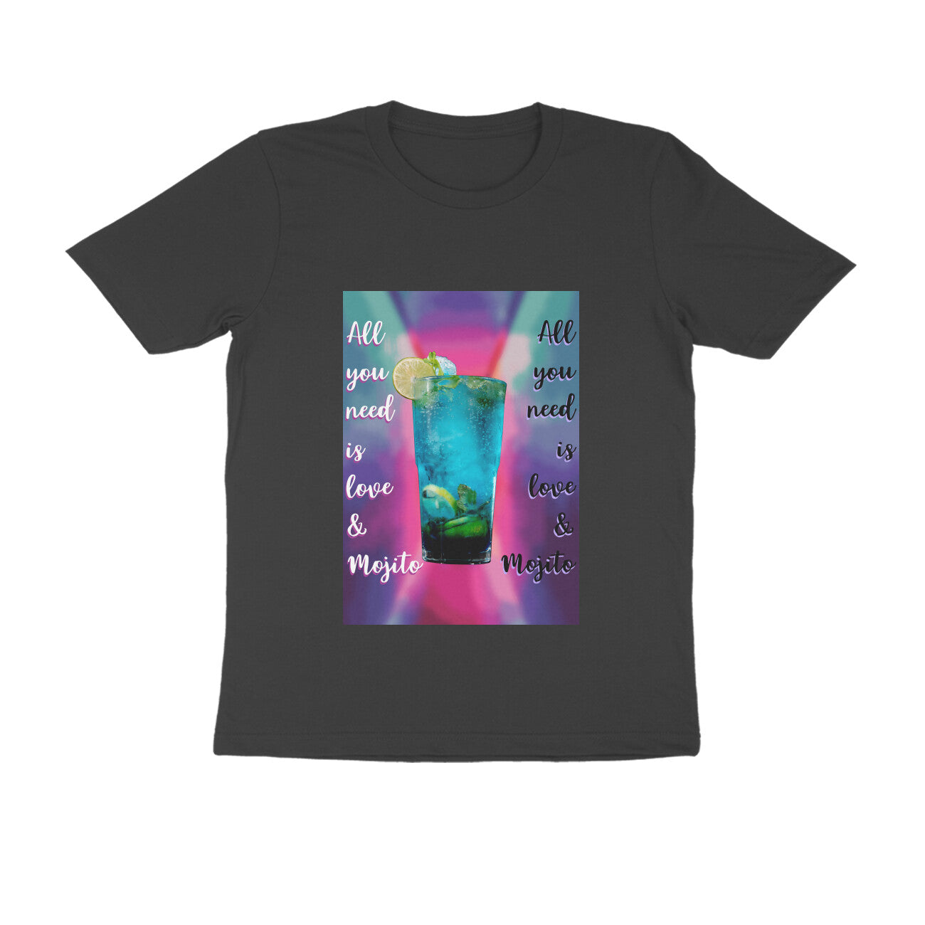 Half Sleeve Round Neck T-Shirt β Love & Mojito puraidoprints