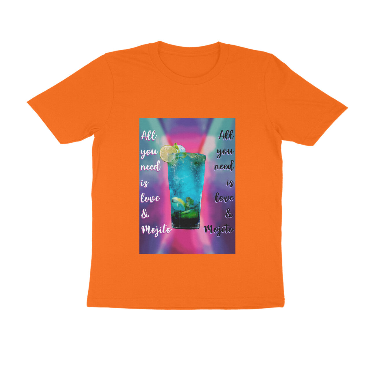 Half Sleeve Round Neck T-Shirt β Love & Mojito puraidoprints