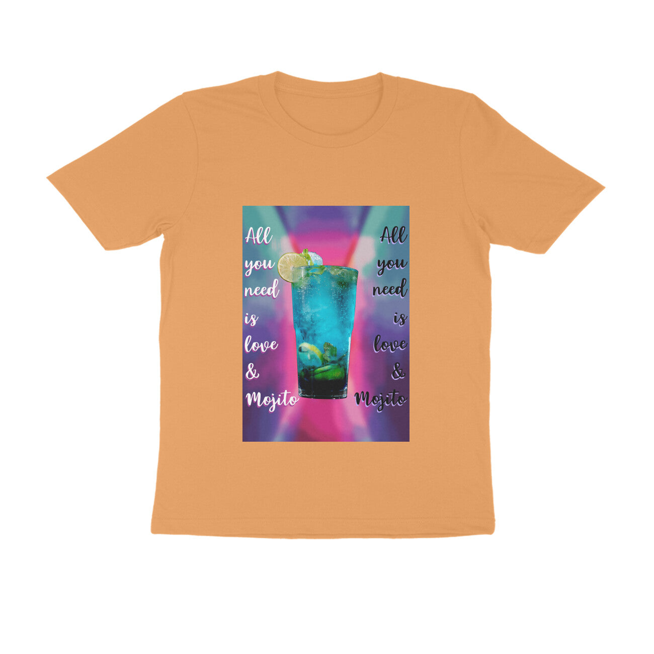 Half Sleeve Round Neck T-Shirt β Love & Mojito puraidoprints