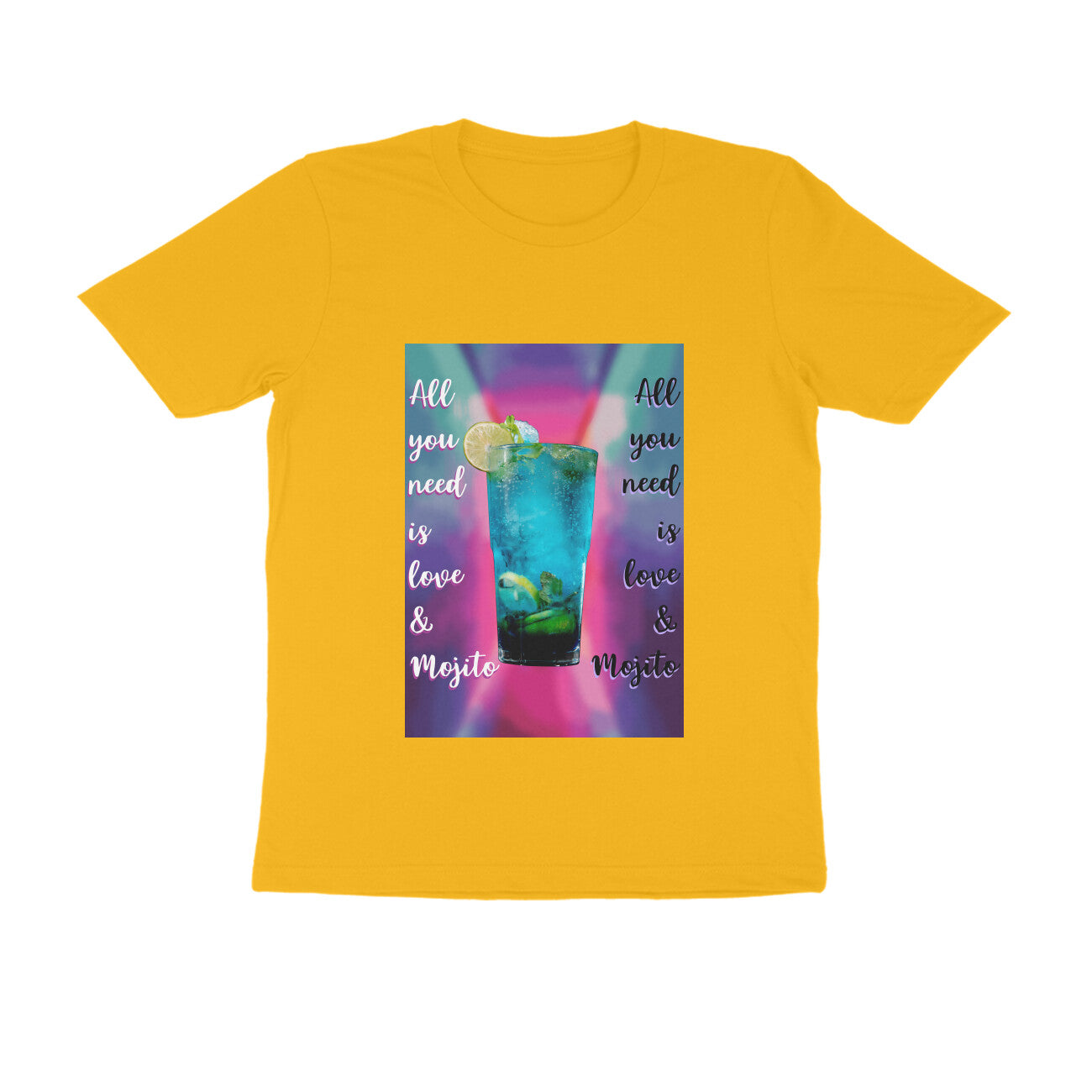 Half Sleeve Round Neck T-Shirt β Love & Mojito puraidoprints