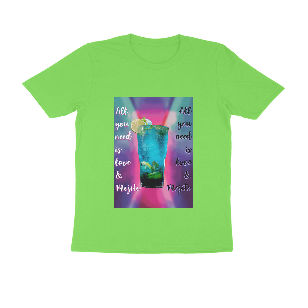 Half Sleeve Round Neck T-Shirt β Love & Mojito puraidoprints