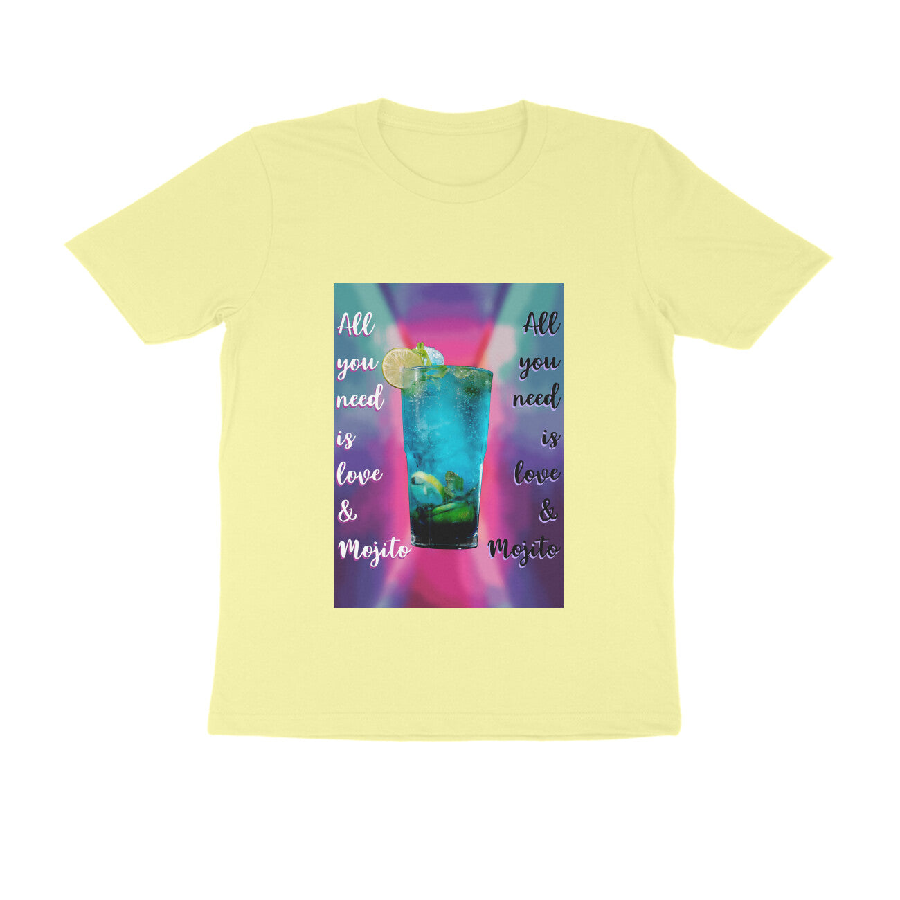 Half Sleeve Round Neck T-Shirt β Love & Mojito puraidoprints