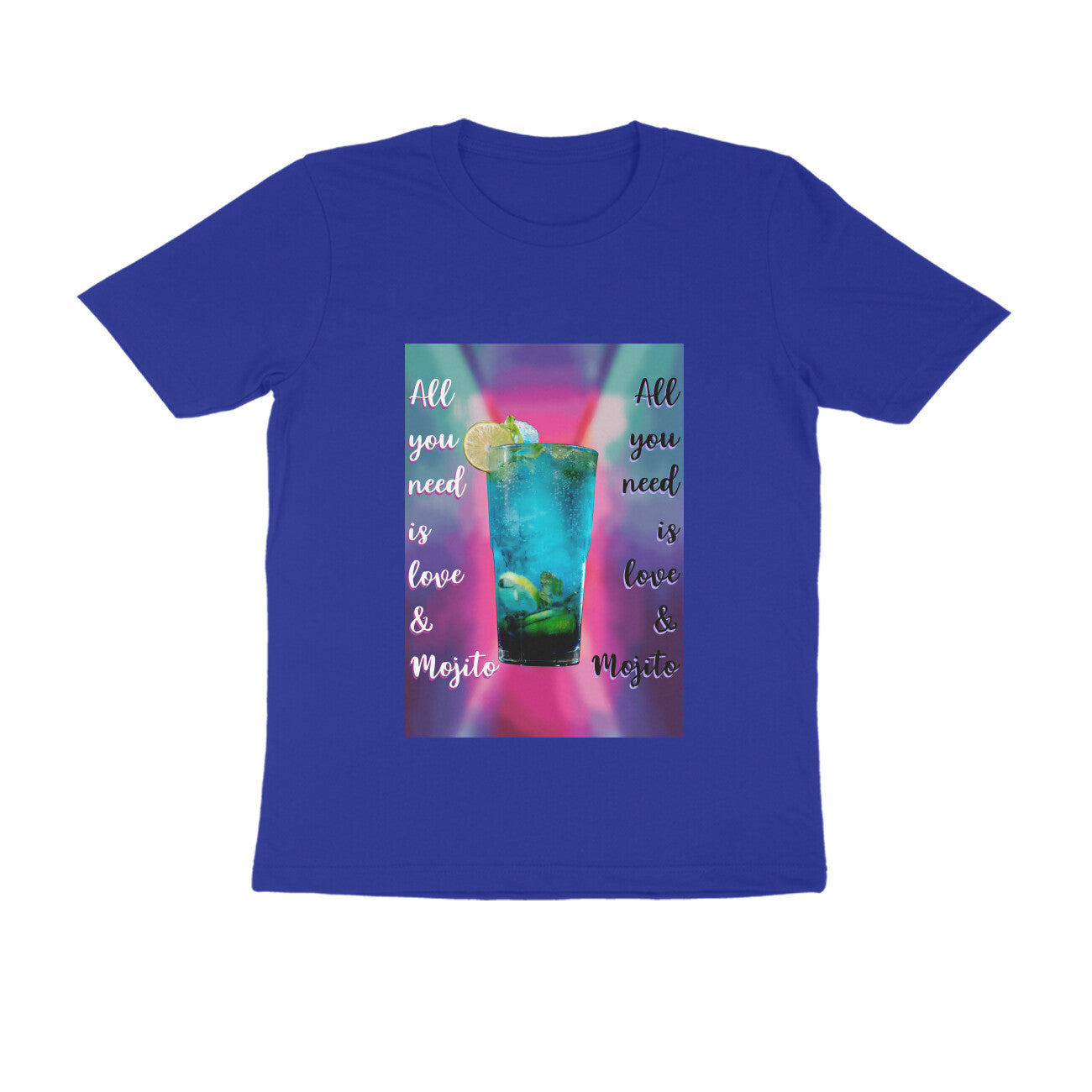 Half Sleeve Round Neck T-Shirt β Love & Mojito puraidoprints