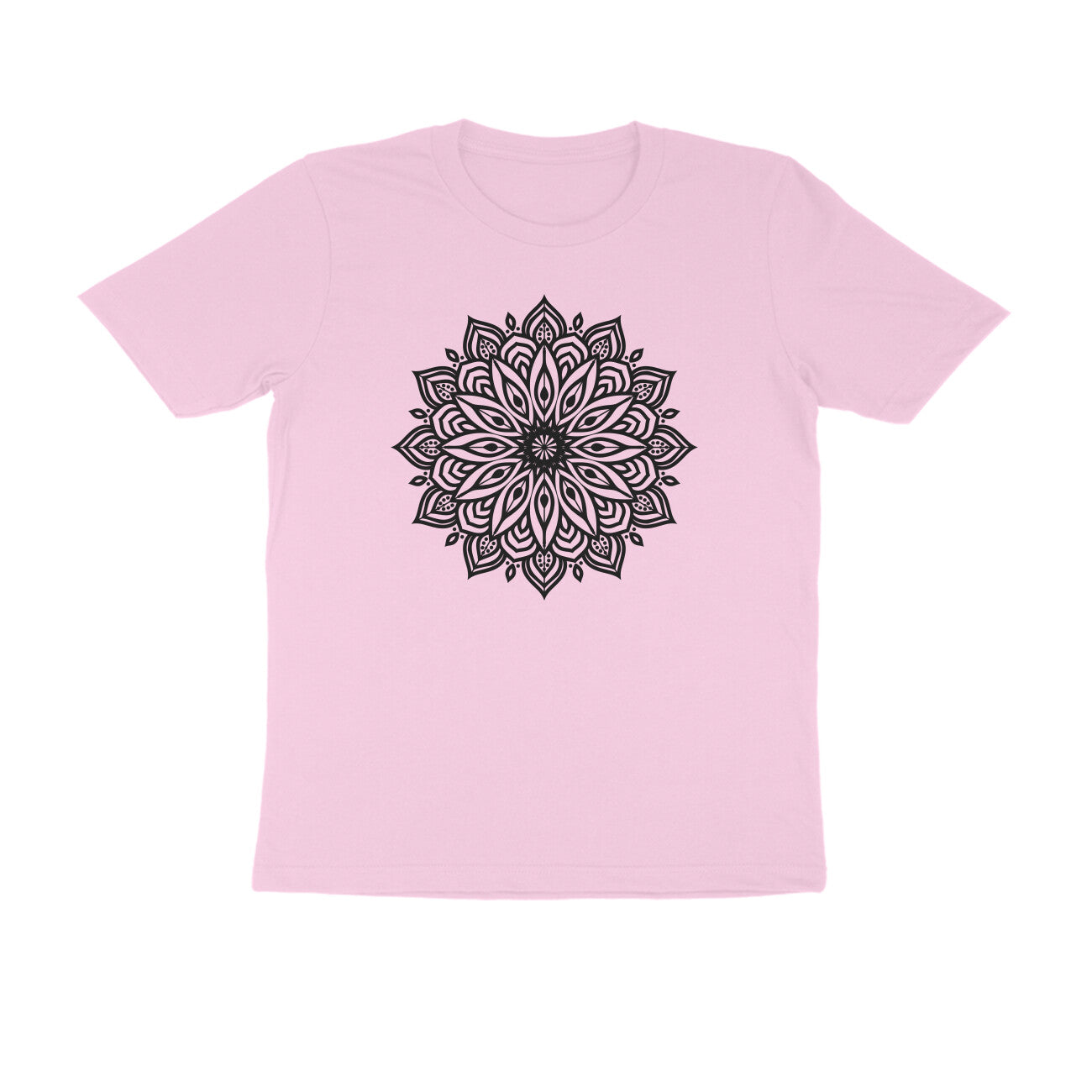 Half Sleeve Round Neck T-Shirt β Mandala 3 puraidoprints