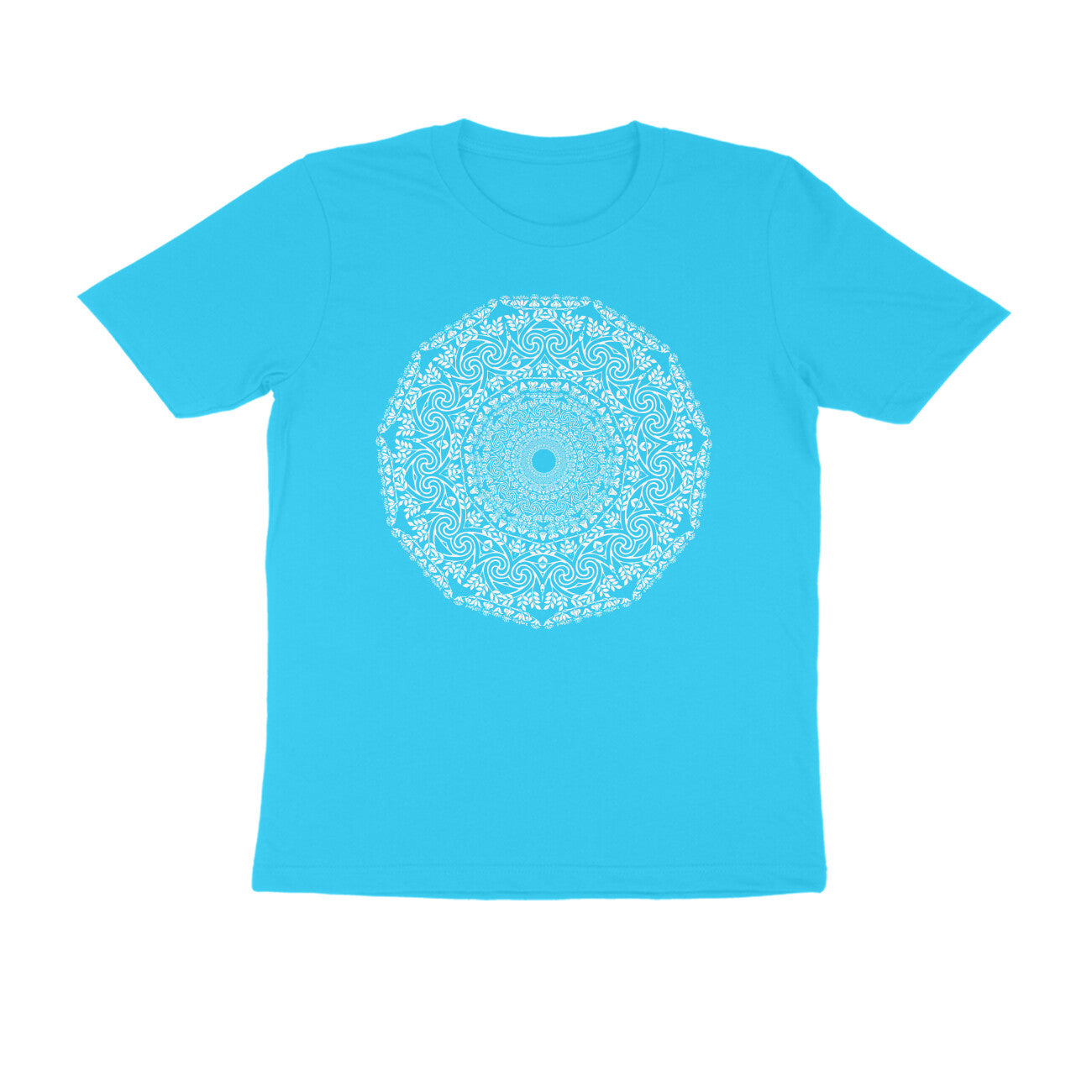 Half Sleeve Round Neck T-Shirt β Mandala 3 puraidoprints