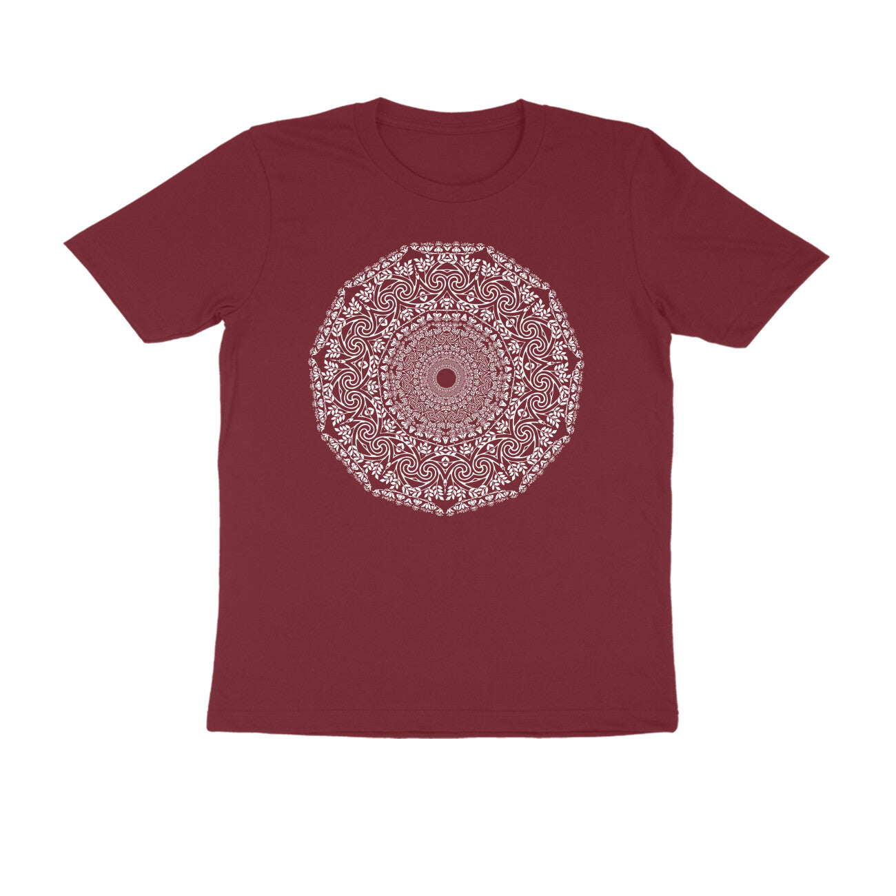 Half Sleeve Round Neck T-Shirt β Mandala 3 puraidoprints