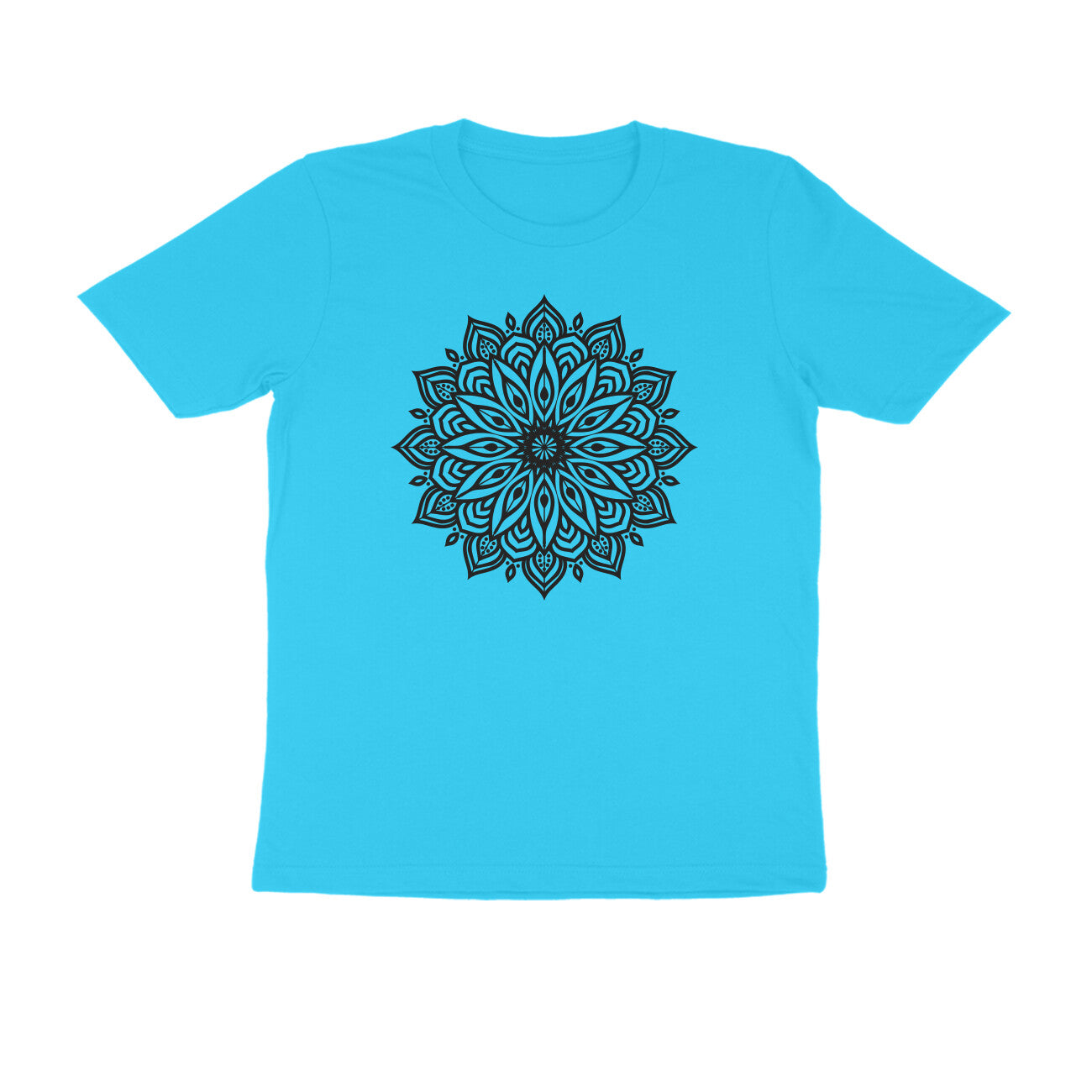 Half Sleeve Round Neck T-Shirt β Mandala 3 puraidoprints