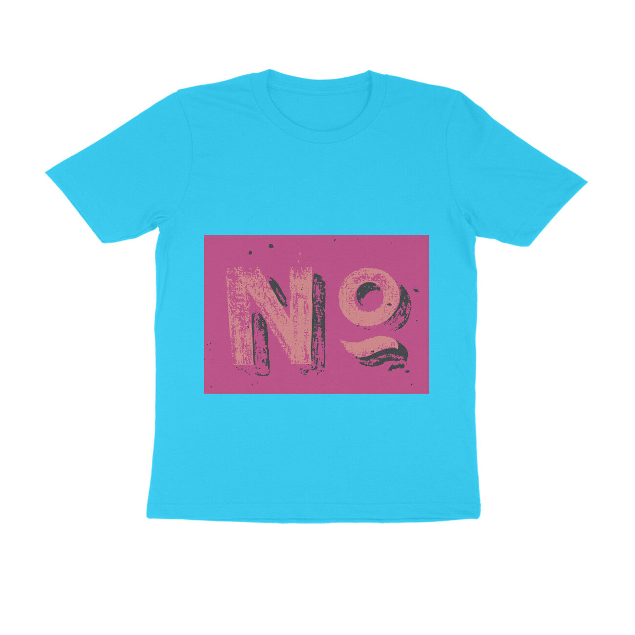 Half Sleeve Round Neck T-Shirt - No puraidoprints