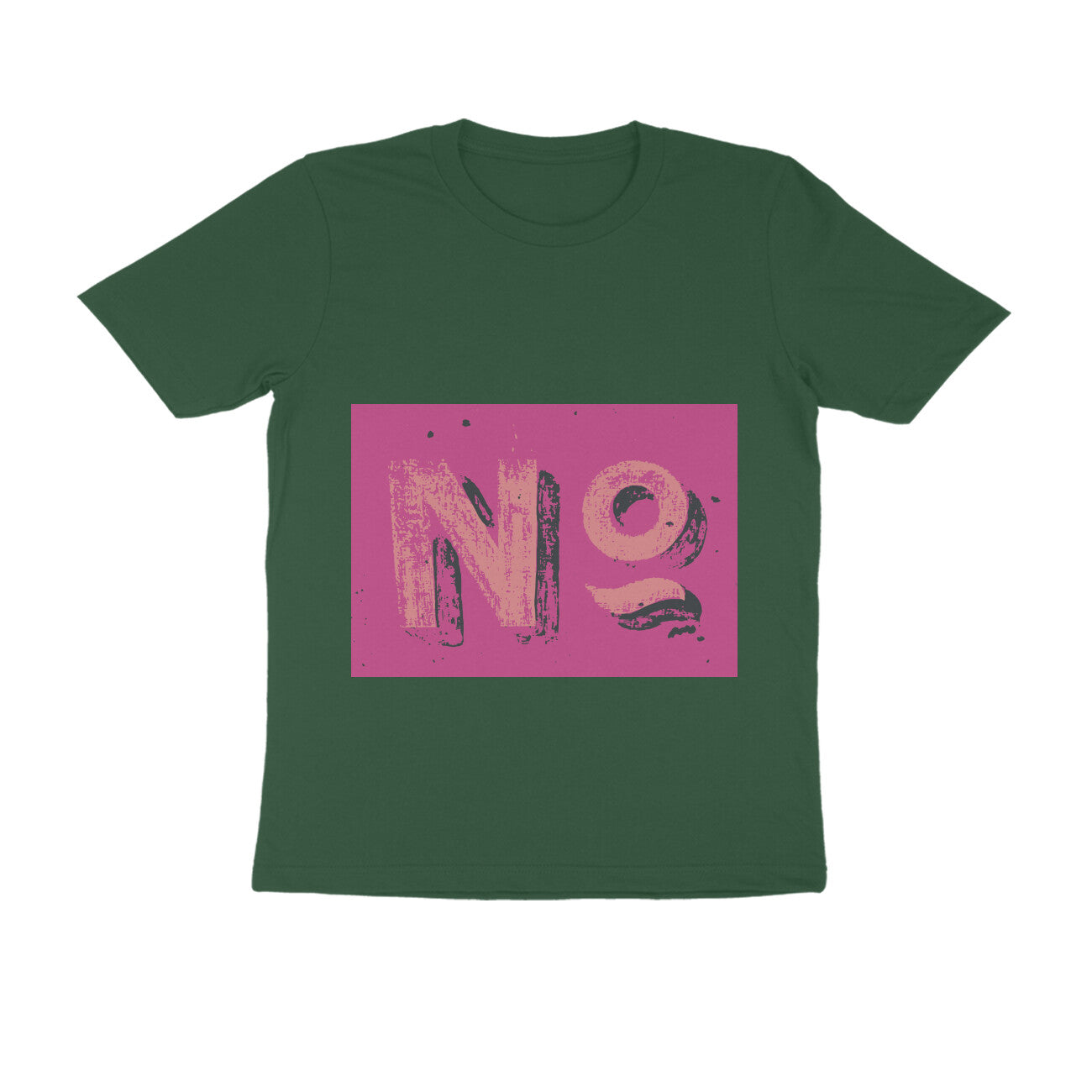 Half Sleeve Round Neck T-Shirt - No puraidoprints