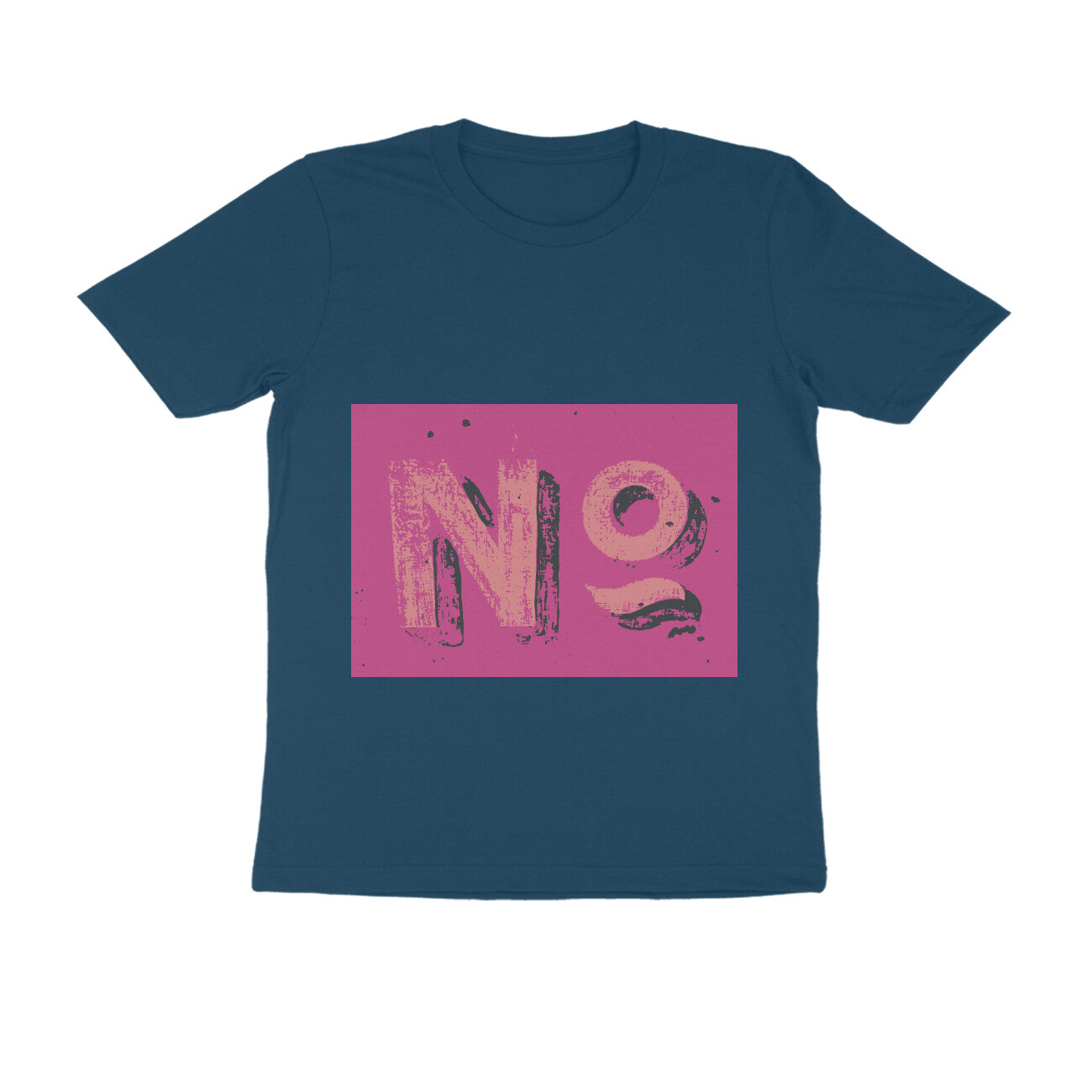 Half Sleeve Round Neck T-Shirt - No puraidoprints