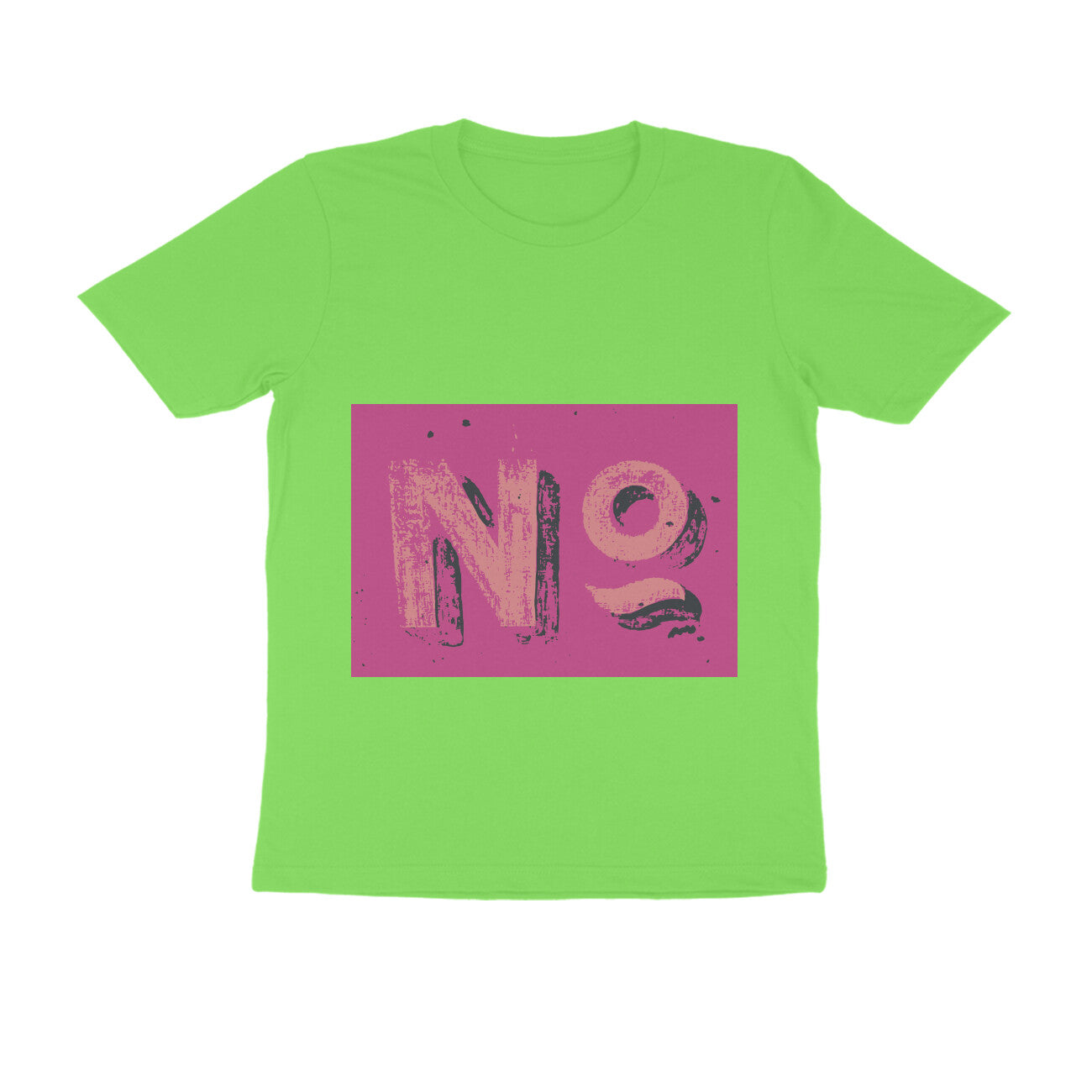 Half Sleeve Round Neck T-Shirt - No puraidoprints