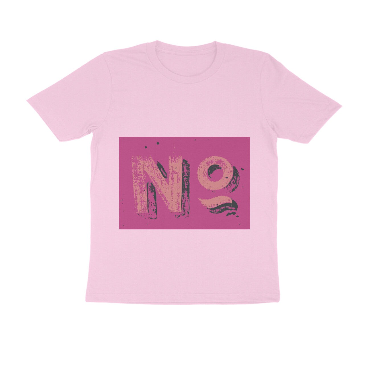 Half Sleeve Round Neck T-Shirt - No puraidoprints