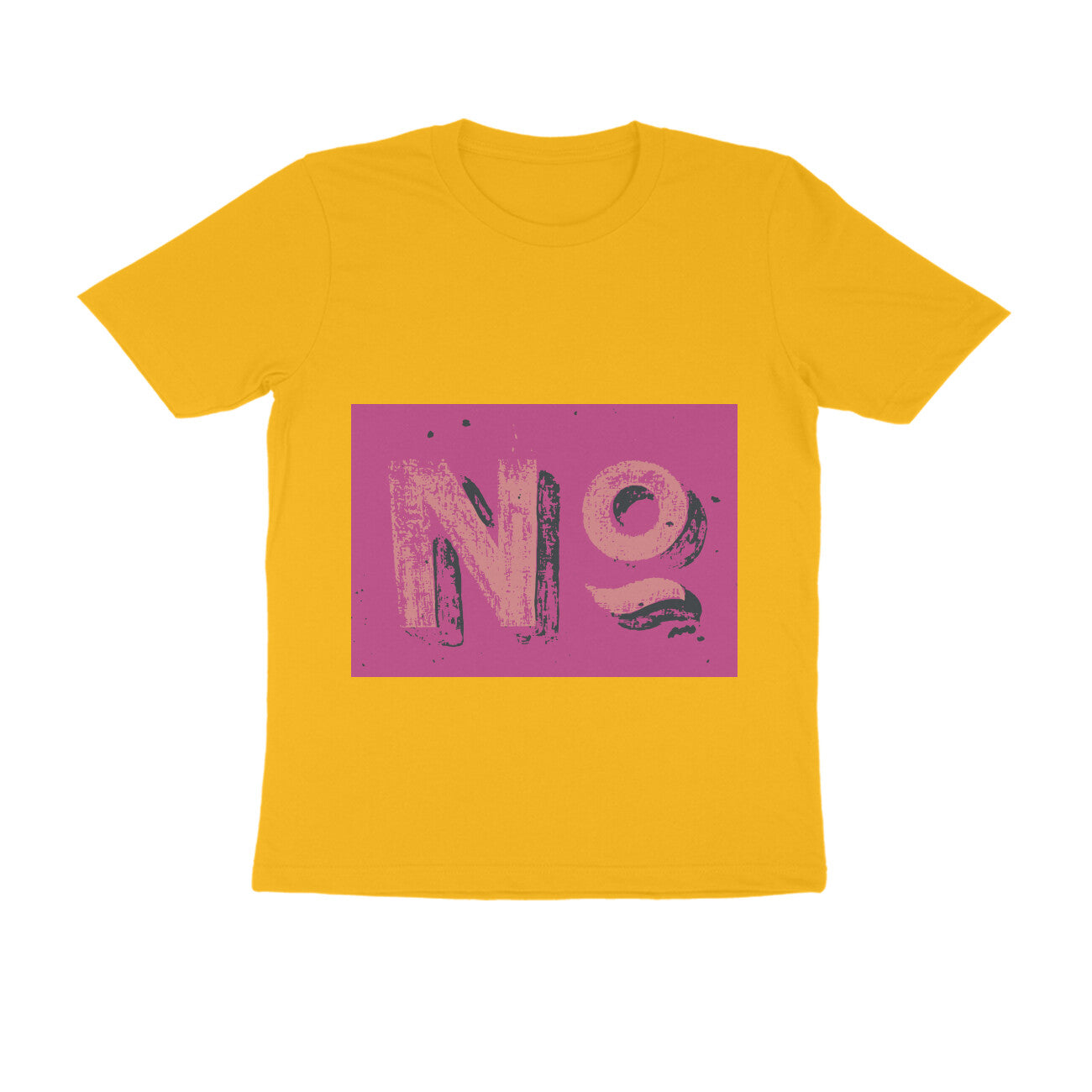 Half Sleeve Round Neck T-Shirt - No puraidoprints