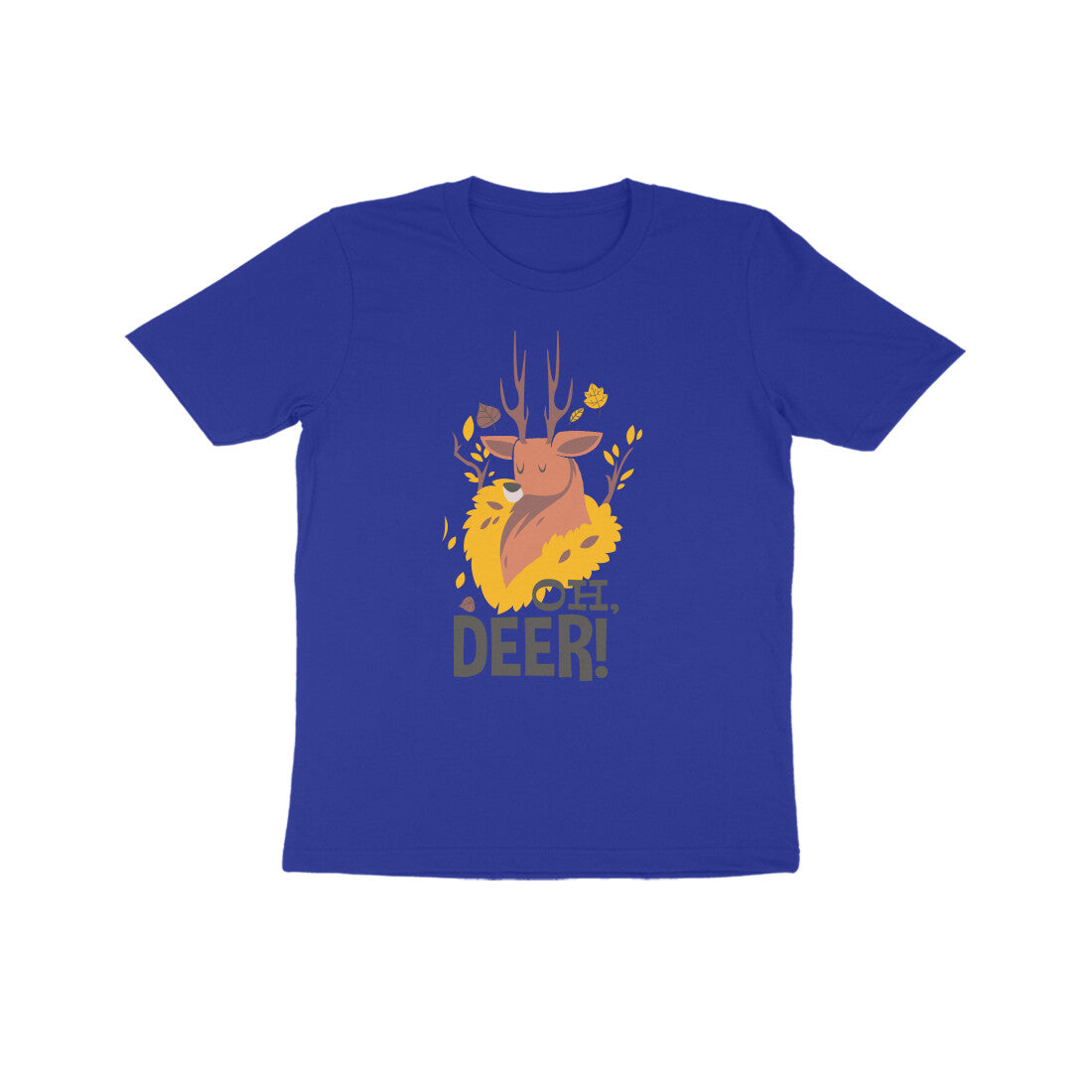 Half Sleeve Round Neck T-Shirt β Oh Deer 2 puraidoprints