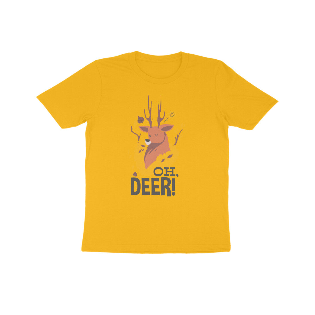 Half Sleeve Round Neck T-Shirt β Oh Deer 2 puraidoprints