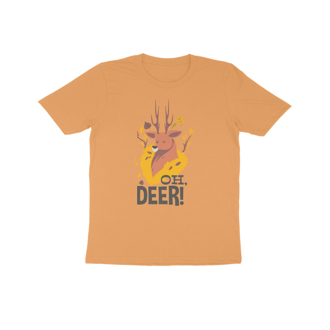 Half Sleeve Round Neck T-Shirt β Oh Deer 2 puraidoprints