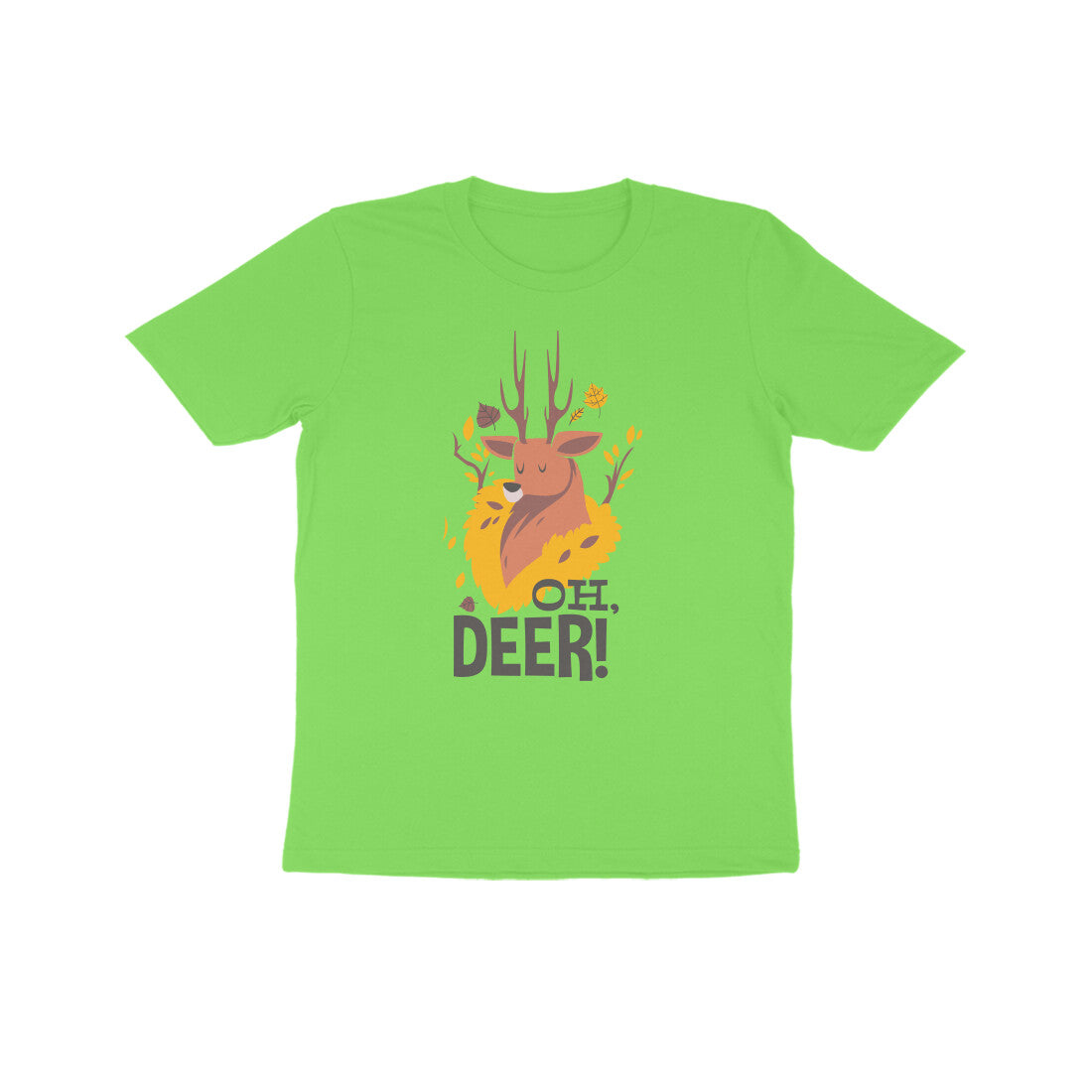 Half Sleeve Round Neck T-Shirt β Oh Deer 2 puraidoprints
