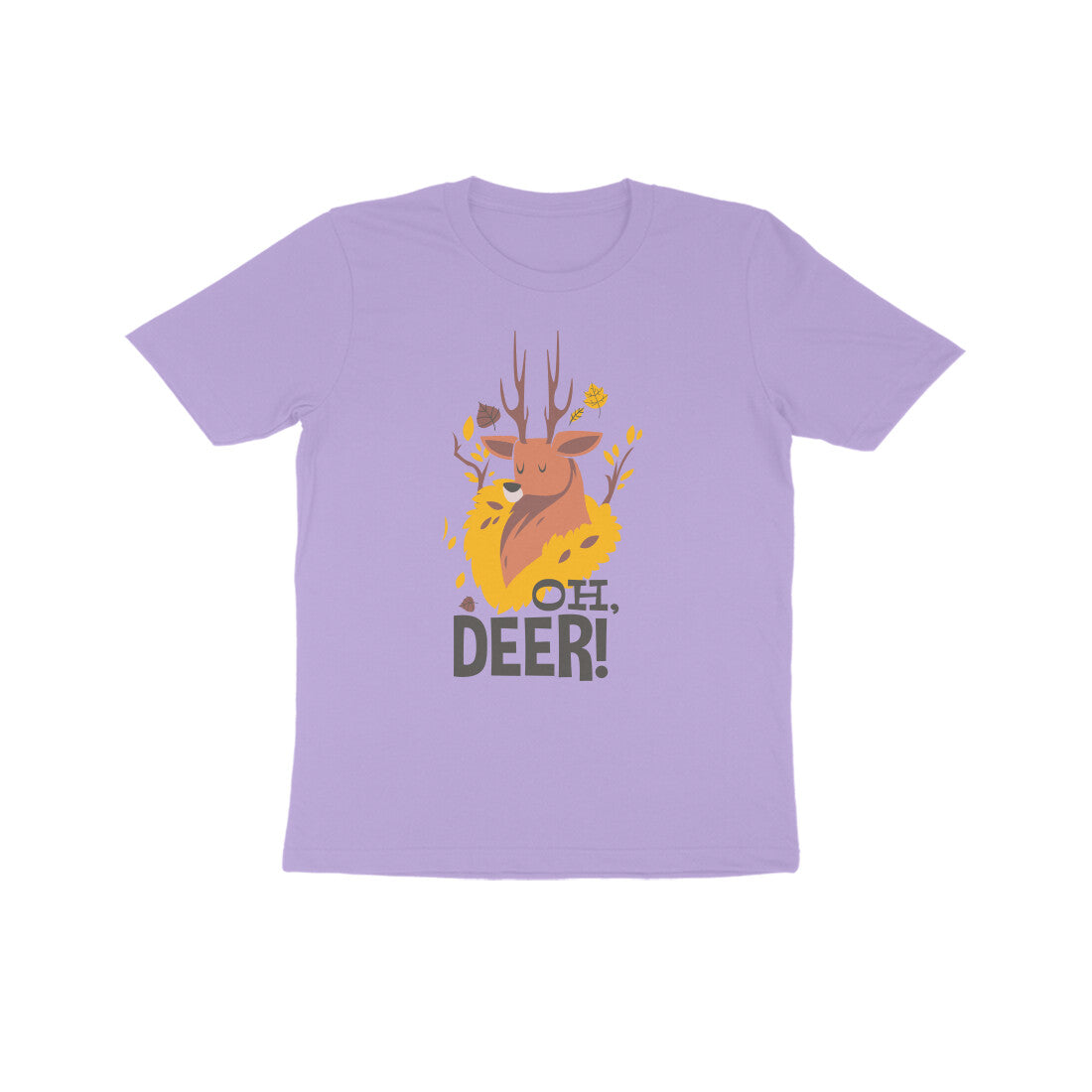 Half Sleeve Round Neck T-Shirt β Oh Deer 2 puraidoprints
