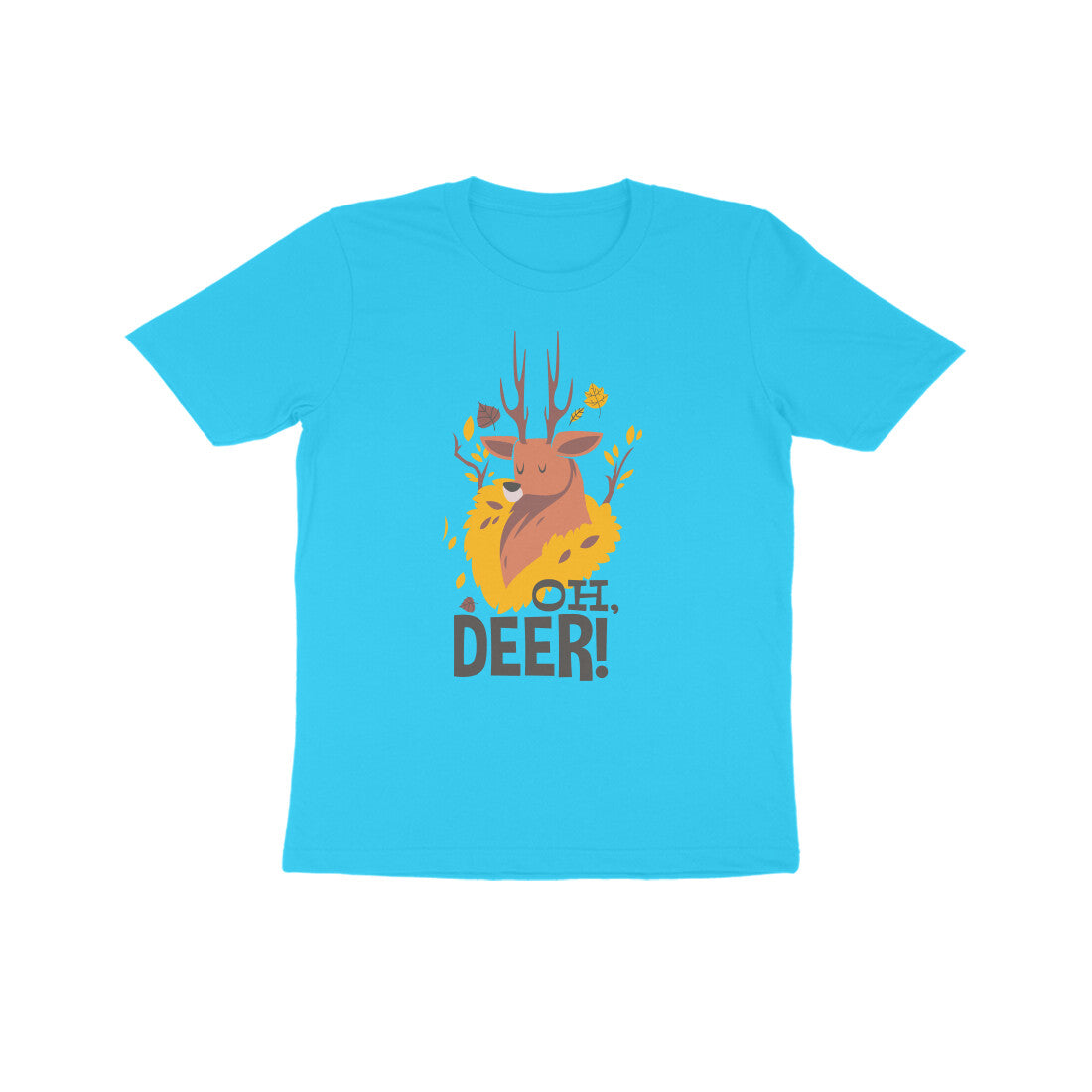 Half Sleeve Round Neck T-Shirt β Oh Deer 2 puraidoprints