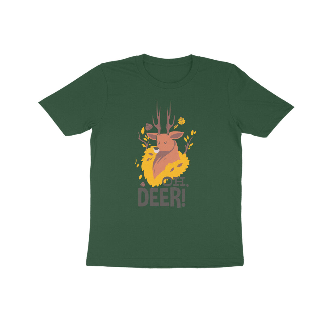 Half Sleeve Round Neck T-Shirt β Oh Deer 2 puraidoprints
