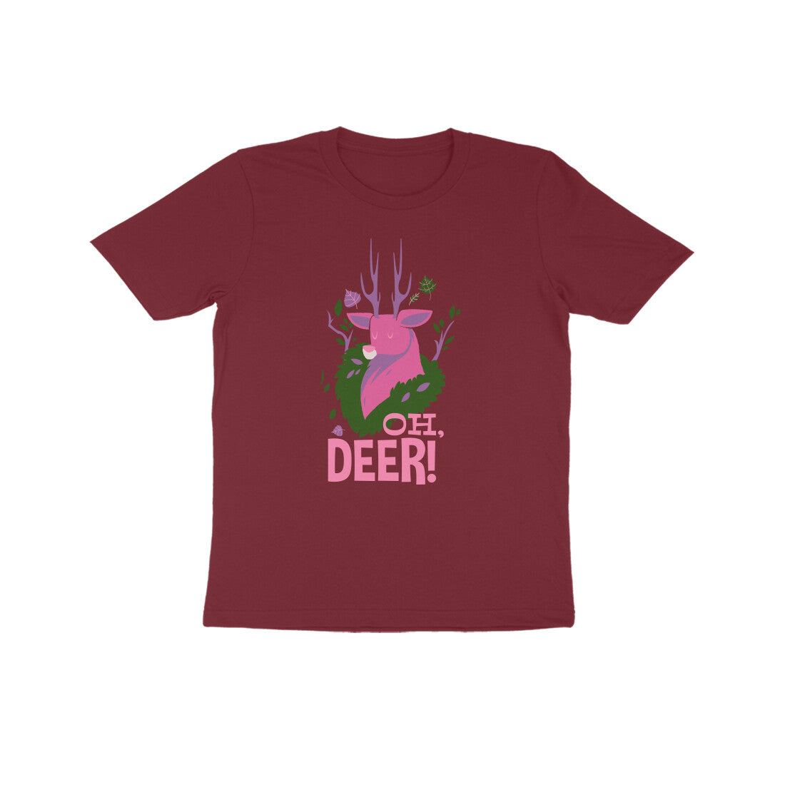 Half Sleeve Round Neck T-Shirt β Oh Deer puraidoprints