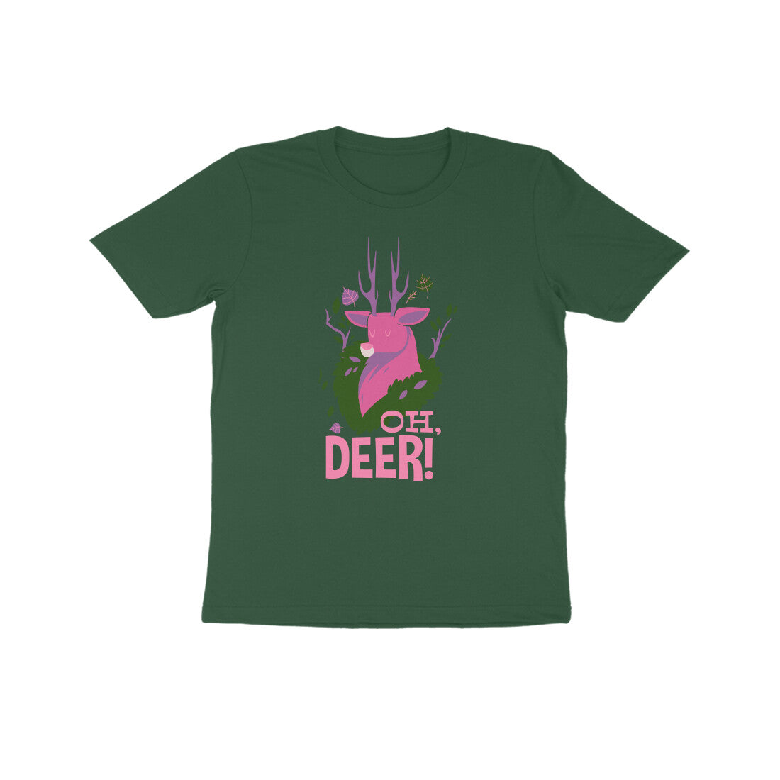 Half Sleeve Round Neck T-Shirt β Oh Deer puraidoprints