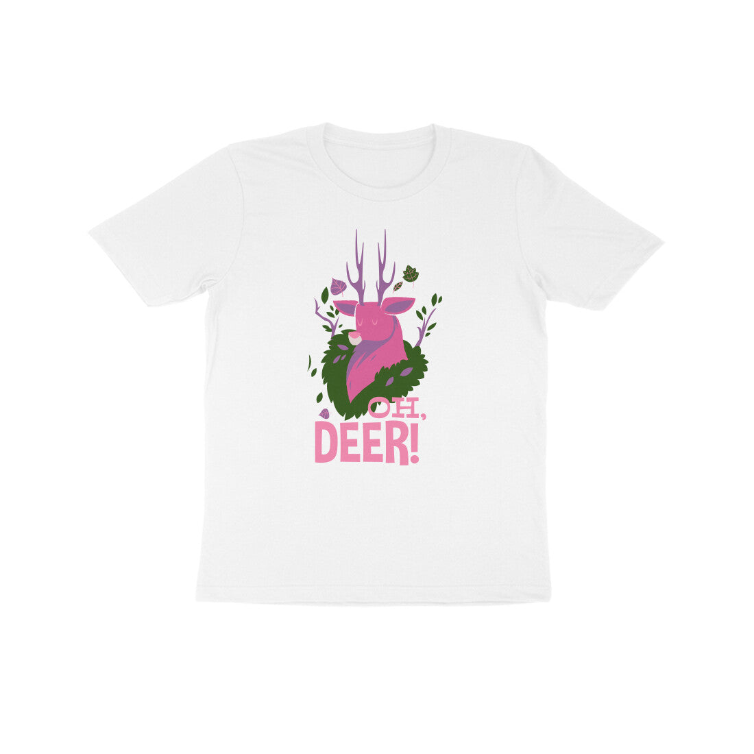 Half Sleeve Round Neck T-Shirt β Oh Deer puraidoprints