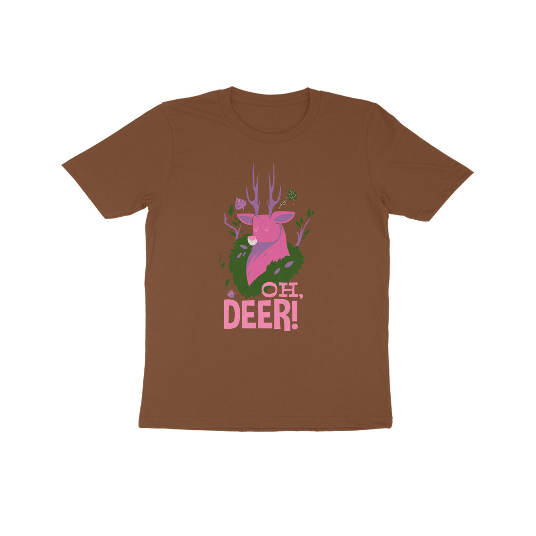 Half Sleeve Round Neck T-Shirt β Oh Deer puraidoprints
