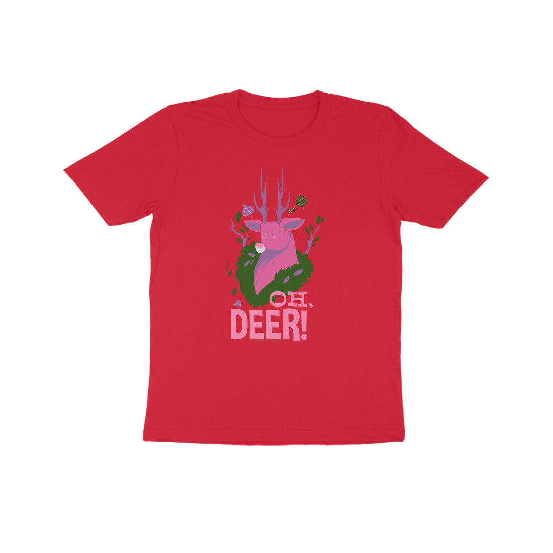 Half Sleeve Round Neck T-Shirt β Oh Deer puraidoprints