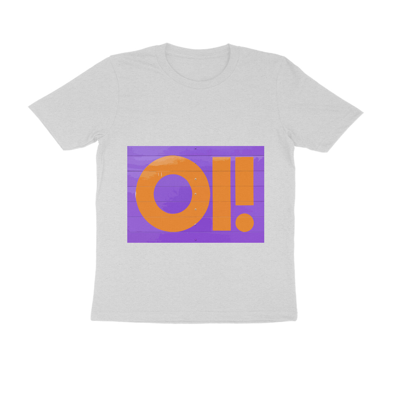 Half Sleeve Round Neck T-Shirt - Oi puraidoprints