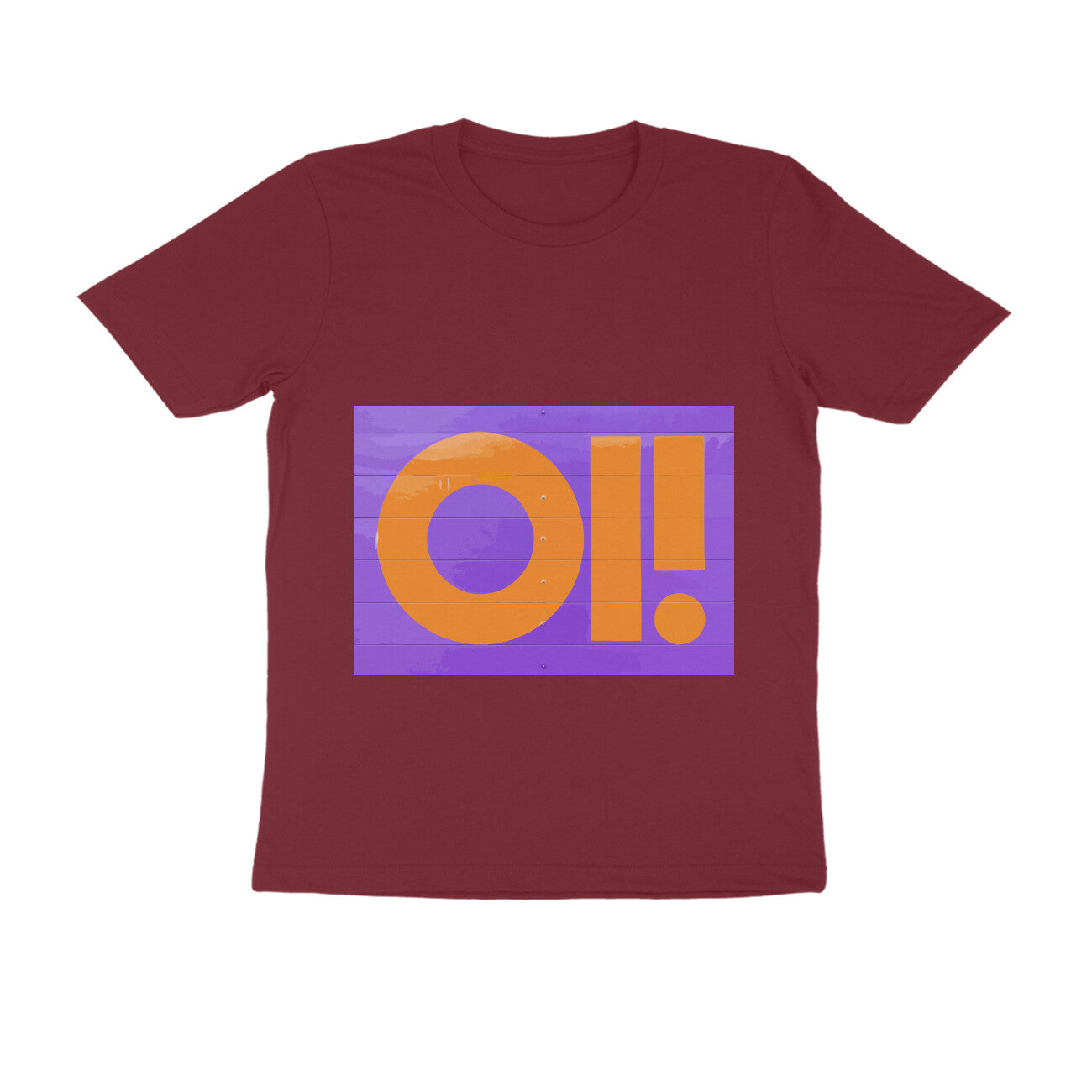 Half Sleeve Round Neck T-Shirt - Oi puraidoprints