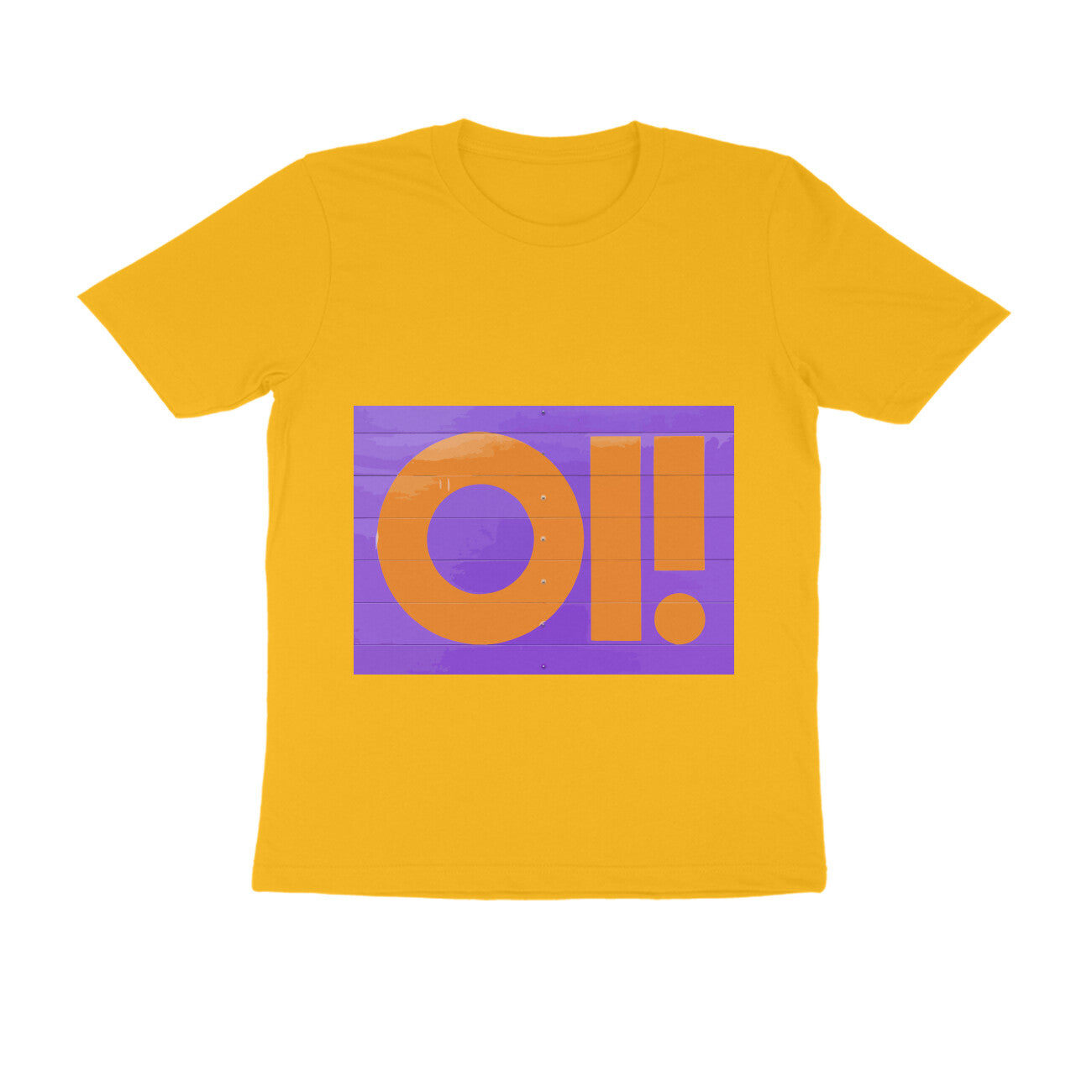 Half Sleeve Round Neck T-Shirt - Oi puraidoprints